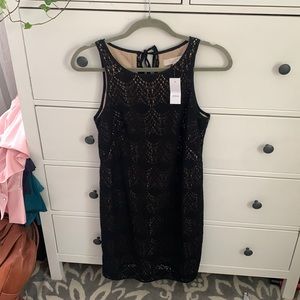 Loft size 2 black sleeveless dress!